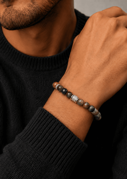 Bracelet perlé Verdant Nexus
