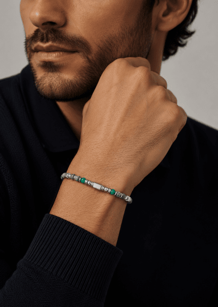 Bracelet perlé Verdant Pulse