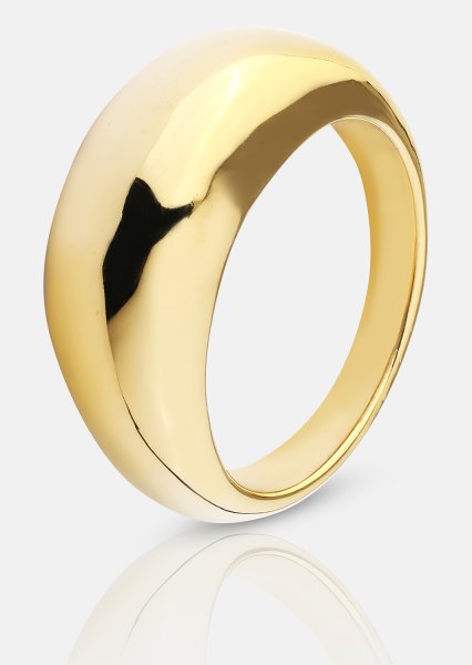 Golden Bold Bague - 18K Plaquée or