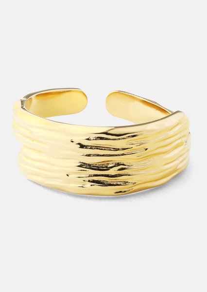 Wavena Bague - 18k Plaquée or