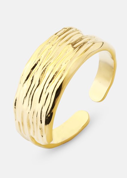 Wavena Bague - 18k Plaquée or