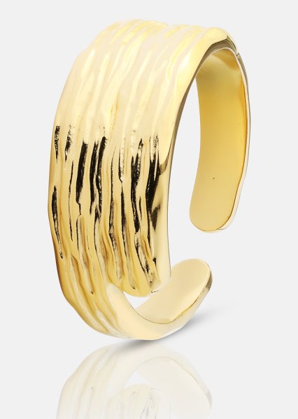 Wavena Bague - 18k Plaquée or