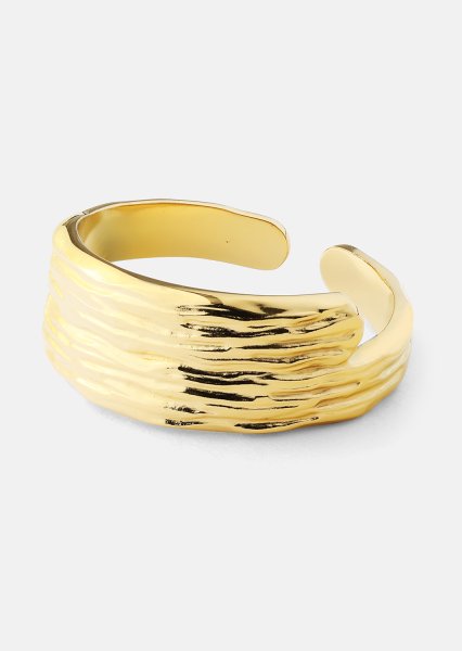 Wavena Bague - 18k Plaquée or
