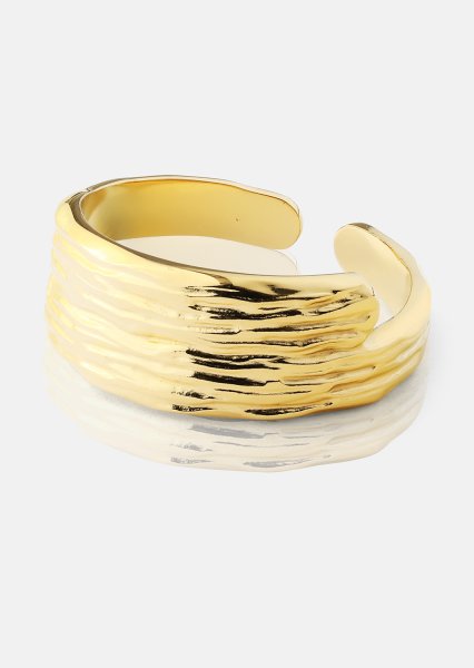 Wavena Bague - 18k Plaquée or