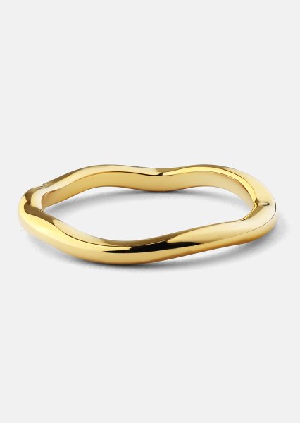 Bague Wave Gold - Plaqué or 18k
