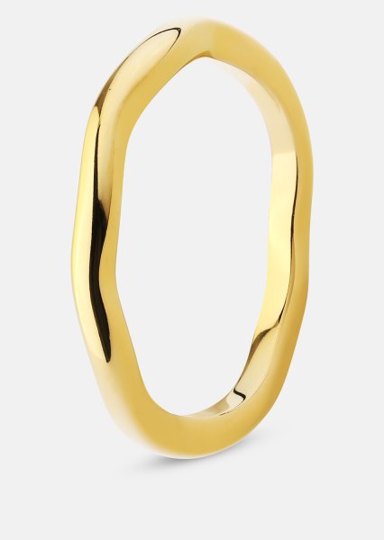 Bague Wave Gold - Plaqué or 18k