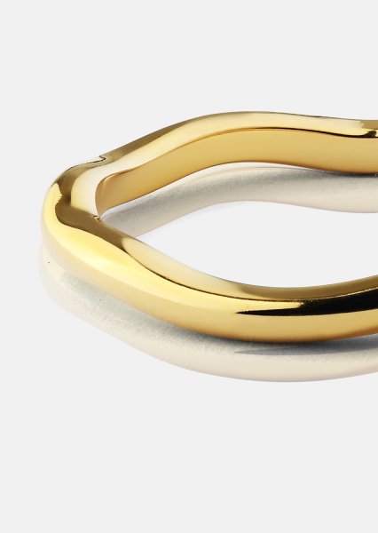Bague Wave Gold - Plaqué or 18k