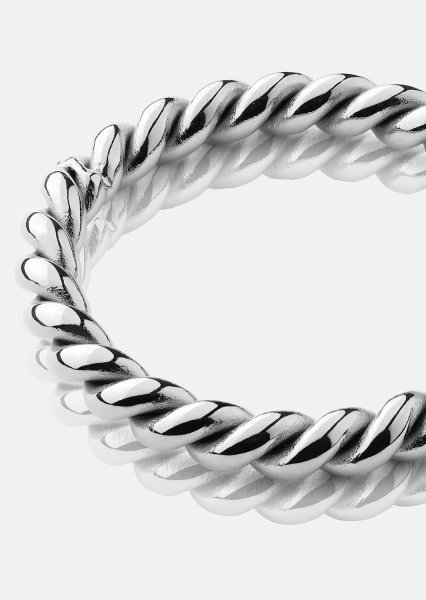 Bague Silver Twist - Plaquée argent