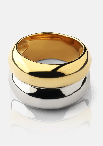 Bague Elegant - Plaqué or 18k