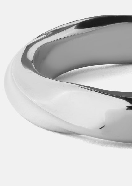 Bague Swirl - Plaquée argent
