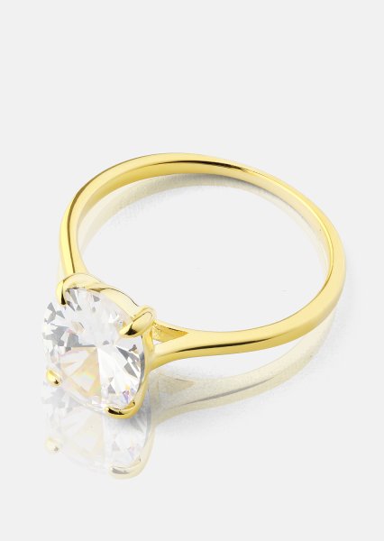 Bague Clarity - 18k Plaquée or