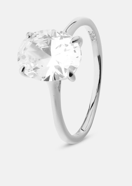 Bague Clarity - Plaquée argent