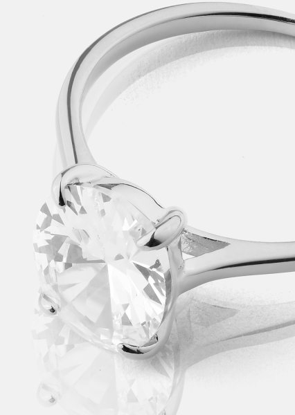 Bague Clarity - Plaquée argent