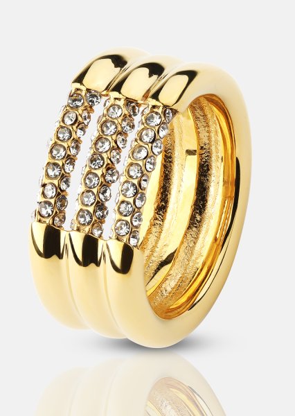 Bague Lumière - Plaqué or 18k