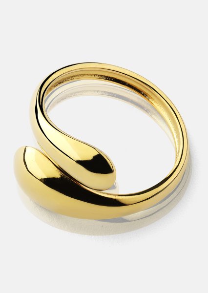 Bague Bold Drops - Plaqué or 18k