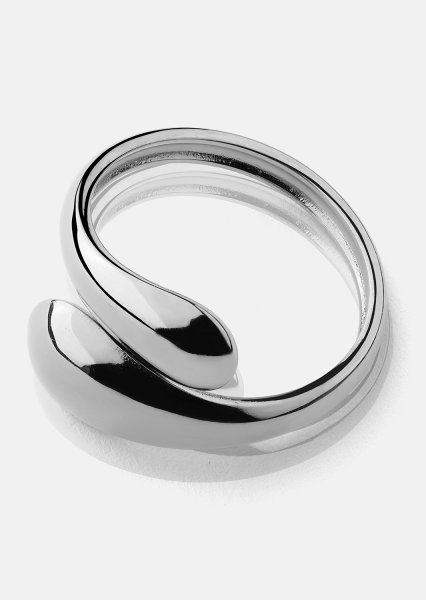 Bague Bold Drops - Plaquée argent