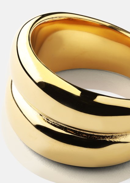 Bague Radiant - Plaqué or 18k