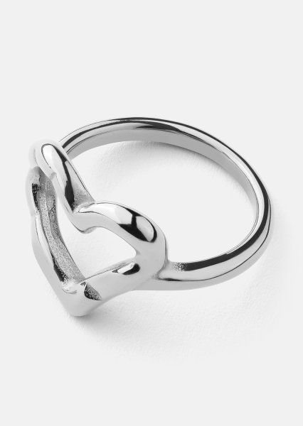 Bague Heartbeat - Plaquée argent