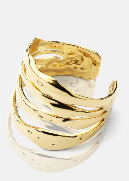 Bague Wave - 18k Plaquée or