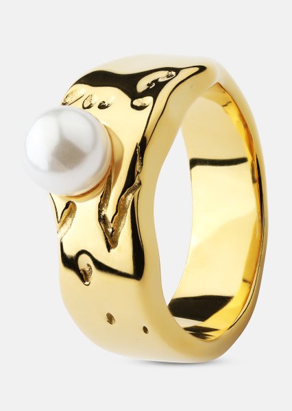Bague Pearl Serenity - 18k Plaquée or