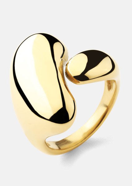 Bague Fluid Power - 18k Plaquée or