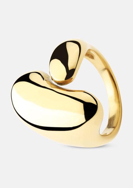 Bague Fluid Power - 18k Plaquée or
