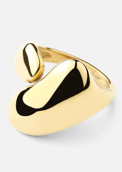 Bague Fluid Power - 18k Plaquée or