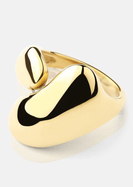 Bague Fluid Power - 18k Plaquée or