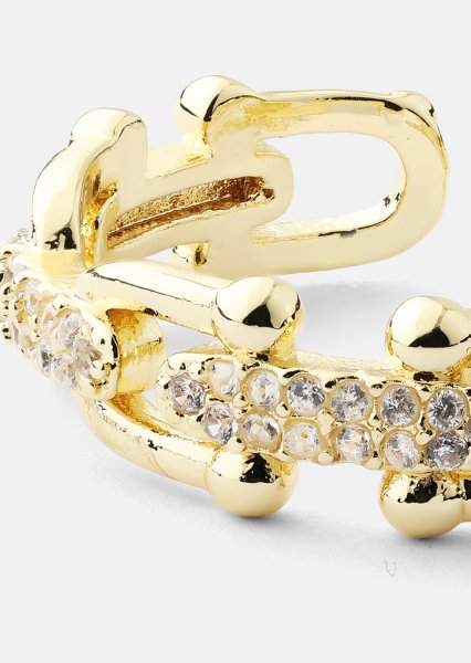 Bague Link Luxer - 18k Plaquée or