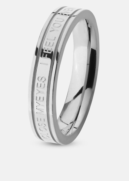 Bague Plain Link - Plaquée argent
