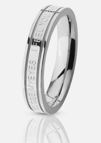 Bague Plain Link - Plaquée argent