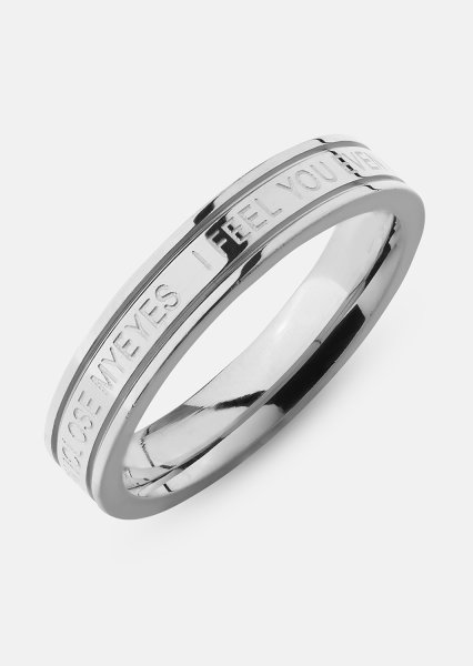 Bague Plain Link - Plaquée argent