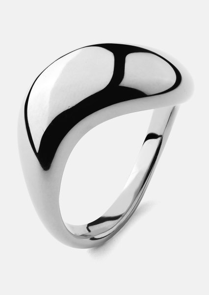 Bague Soft Curve - Plaquée argent