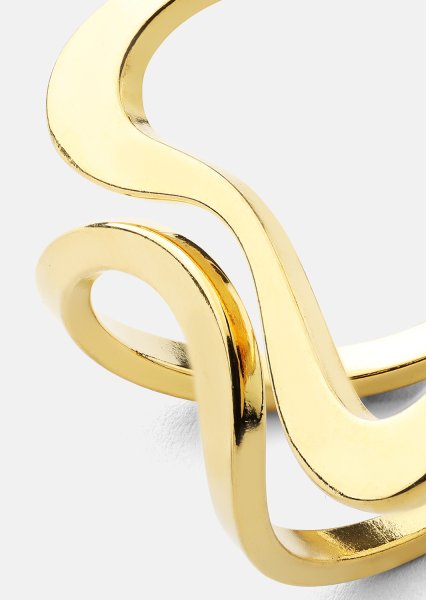 Bague Infinity Flow - 18k Plaquée or