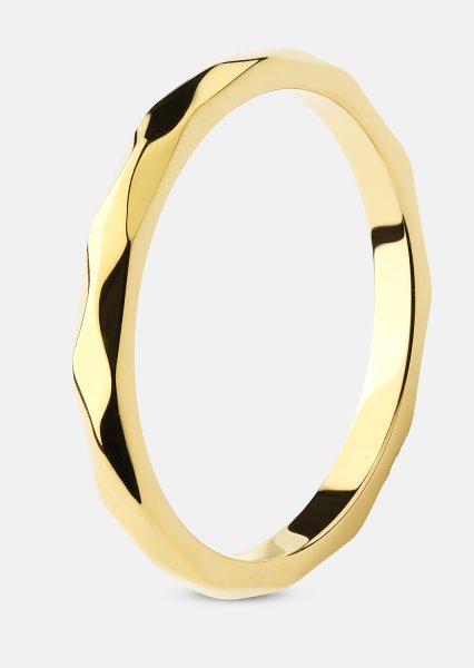 Bague Facet Gleam - 18k Plaquée or