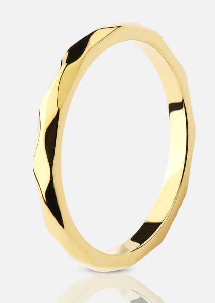 Bague Facet Gleam - 18k Plaquée or