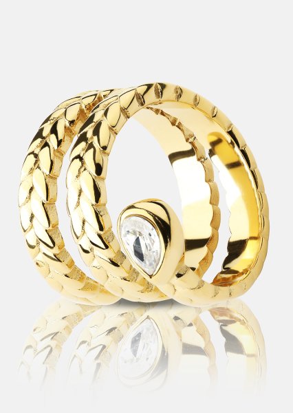 Bague Elira - 18k Plaquée or