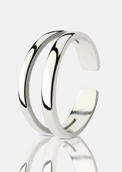 Apertura Bague - Plaquée argent