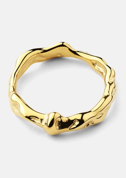 Ondula Bague - 18k Plaquée or