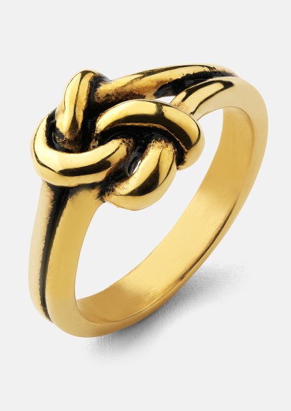 Bague Knot - Plaqué or 18k