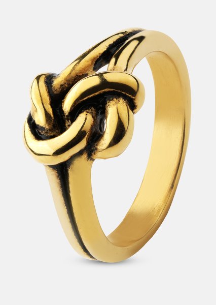 Bague Knot - Plaqué or 18k