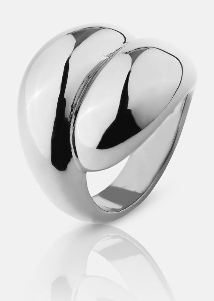 Bague Bold Flow - 18k Plaquée argent