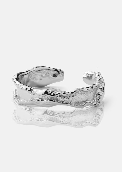Bague Raw Texture - Plaquée argent
