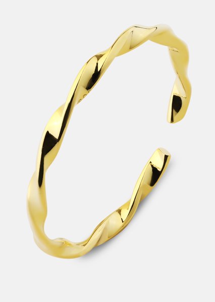 Bague Twist Whisper - 18k Plaquée or