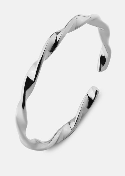 Bague Twist Whisper - Plaquée argent