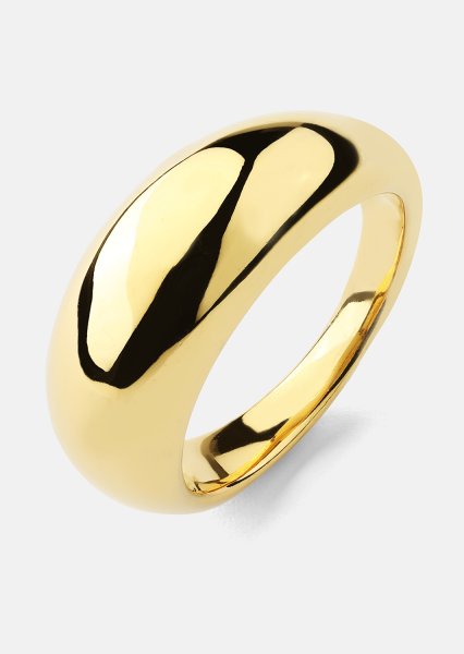Bague Dome - 18k Plaquée or