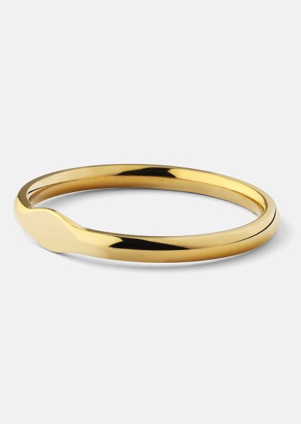Initial Bague – 18k Plaquée or