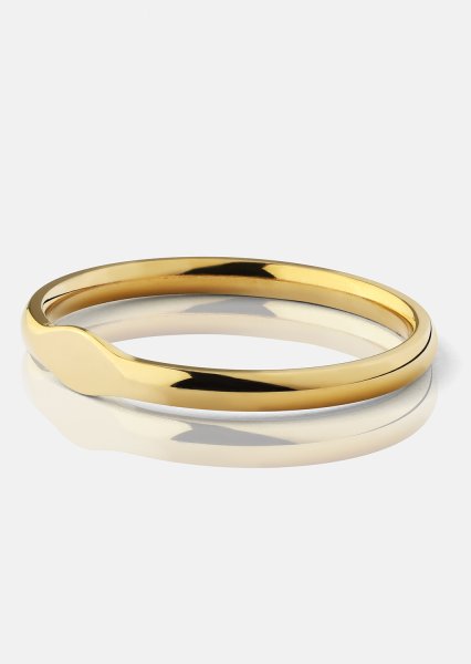 Initial Bague – 18k Plaquée or