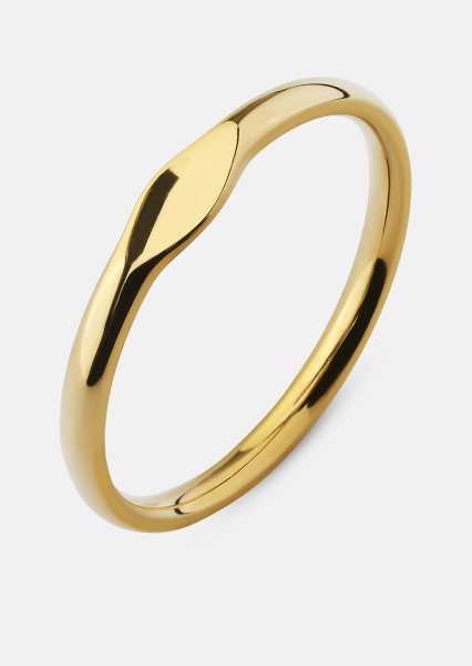 Initial Bague – 18k Plaquée or