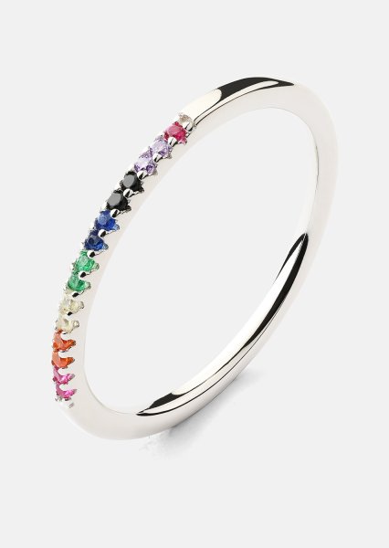 Bague Prism - Plaquée argent